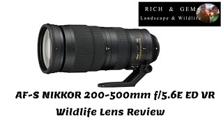 \\\REVIEW AFS Nikkor 200500 mm f56E ED VR [upl. by Pond]