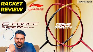 LiNing GForce 5800 badminton racket review 2024  lining badminton racket review [upl. by Vizzone]