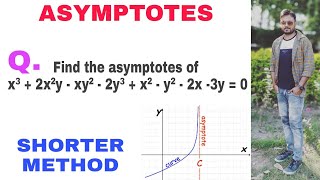 ASYMPTOTES SHORTER METHOD  PROBLEM 1 [upl. by Corrine]