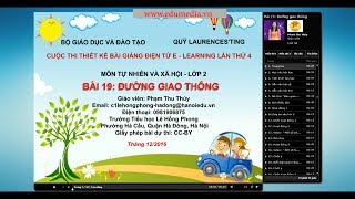 Bài giảng giải nhất Quốc gia ELearning 2017  B4 Đường giao thông [upl. by Oicnaneb262]