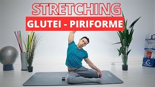 Esercizi di STRETCHING anca e bacino glutei piriforme adduttori Sessione completa [upl. by Yerrot]