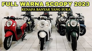 SCOOPY 2023 TERBARU FULL VARIAN WARNA DAN TYPE COCOK BUAT KALIAN🔥 [upl. by Allecsirp964]