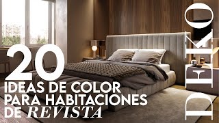 Te enseñamos las mejores Ideas de Color para Decoración de Recámaras este 2023 [upl. by Anaujait224]