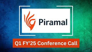 Piramal Enterprises Q1 2025 Conference Call conferencecall concall earningscall piramal [upl. by Blane]