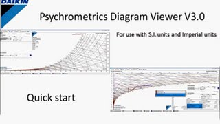 Daikin Psychrometrics Diagram Viewer  Quick start [upl. by Sollie101]