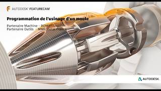 Autodesk FeatureCAM  programmation usinage de moule [upl. by Edmonds]