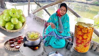 আমলকির টক ঝাল মিষ্টি আচার রেসিপি গ্যাসঅম্বলবুকজ্বালাতে দারুন উপকারিamlokir achar recipe [upl. by Munroe]