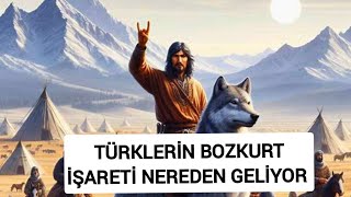 🐺🇹🇷 Bozkurt İşareti Nereden geliyor 🐺 Türklerin Gücünü ve Zaferini Simgesi 💪✨ [upl. by Paulo]