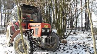 Zetor 7745 odvoz dřeva [upl. by Aslam]