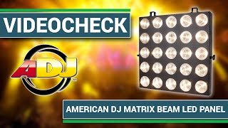 American DJ Matrix Beam LED Panel Review deutsch [upl. by Ingaborg]