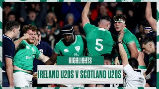 Highlights Ireland U20 v Scotland U20 [upl. by Adnanref]