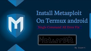 How to install Metasploit in termux  Metasploit on Android in Hindi [upl. by Viviyan]