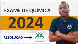 Resolução completa do exame de Quimica UEM 2024 PARTE 2 [upl. by Yelreveb]