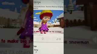 Winter songs fun in the snow nursery rhymes  happykidsTV [upl. by Aggappera]