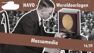 16 Wereldoorlogen  Propaganda en communicatie  Massamedia [upl. by Aneetak481]