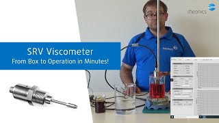 SRV inline viscosity meter introduction  Viscometer from Box to Operation in less than 5 Minutes [upl. by Seften]