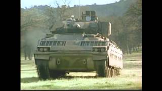 First footage of the M2 Bradley Fighting Vehicle destroying a tank [upl. by Ewen577]