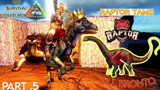 Kill a alpha raptor and tame raptor and phonima ll make a farming area ll ark survival evolved EP5 [upl. by Oneladgam]