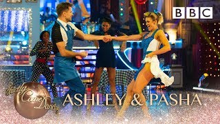 Ashley and Pasha Jive to Shake Ya Tail Feather by The Blues Brothers  BBC Strictly 2018 [upl. by Imerej344]