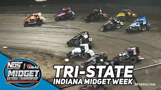 HIGHLIGHTS USAC NOS Energy Drink National Midgets  TriState Speedway  June 4 2023 [upl. by Krebs]