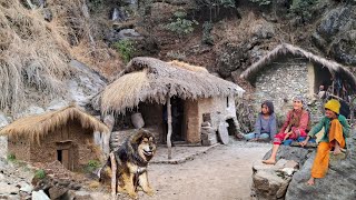 Organic Mountain Village Life  most peaceful and Very Relaxing Life  traditional village Nepal [upl. by Adim]