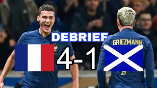 FRANCE 41 ECOSSE DÉBRIEF 🔥DOUBLÉ DE PAVARD   RENCONTRE FACILE POUR LES BLEUS [upl. by Emlin]