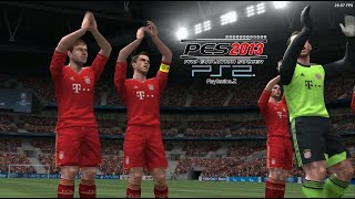 PES 2013 PS2  Man Blue vs Bayern Munchen  UEFA CHAMPIONS LEAGUE  FINAL [upl. by Einnep]