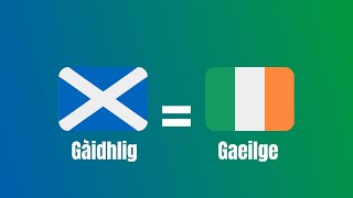 Le gaélique écossais les différences et similitudes avec le gaélique irlandais [upl. by Kho]