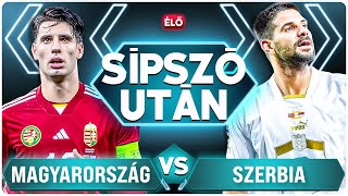 Magyarország  Szerbia REAKCIÓ  Sípszó után  Unibet [upl. by Zsuedat]