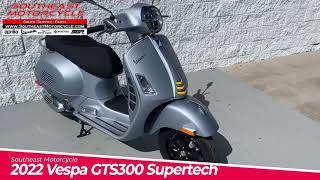 2022 Vespa GTS 300 Supertech [upl. by Fredek26]