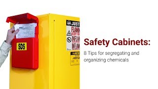 Chemical Storage Guidelines for Safety Cabinets Justrite [upl. by Janik]