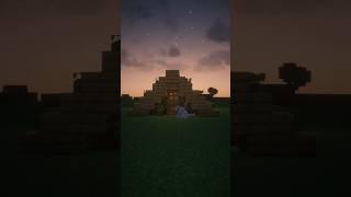 Minecraft Tent House ⛺🤔 😳 minecraft shorts buildhacks [upl. by Fionnula]