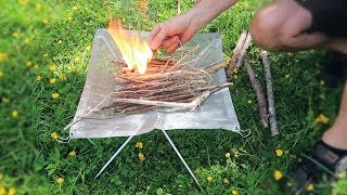 Portable Camping Fire Pit That Will Blow Your Mind [upl. by Bomke]