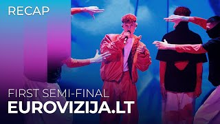 EurovizijaLT 2024 Lithuania  First SemiFinal  RECAP [upl. by Keeler629]