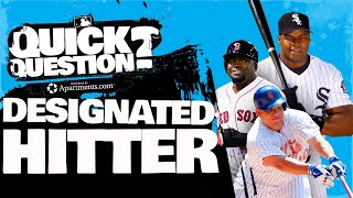 What’s going on with the DH in MLB  Quick Question MLB Originals [upl. by Dami65]