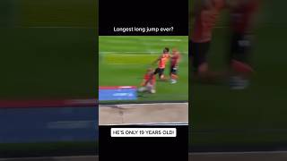 Longest long jump ever 👀 shorts [upl. by Hertzog]