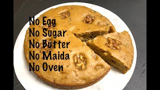 Wheat Jaggery Cake Recipe without oven [upl. by Elissa]