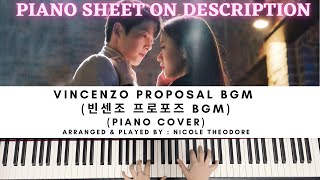 VINCENZO PROPOSAL BGM 빈센조 프로포즈 BGM PIANO COVER [upl. by Canotas]