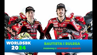 2024 WORLD SBK  rozmowa z mistrzami świata WSBK i World SSP [upl. by Kilby467]