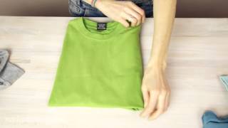 How to fold a Tshirt like a Pro  3 ways [upl. by Carce]