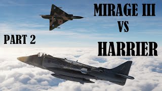 Mirage III vs Sea Harrier Pt2  The First Dogfight 01 May 1982 Falklands [upl. by Ainar449]