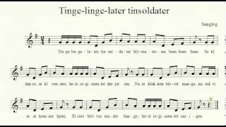 Tinge linge later tinsoldater [upl. by Rannug]