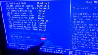 Configurando bios do hd de IDE para AHCI [upl. by Joe]