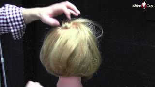 Haircuts for Women  Bob Haircut with Razor Demo [upl. by Adnwahsal]