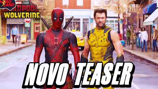 APARECEU NOVO TEASER DEADPOOL 3 WOLVERINE A MÁSCARA E O FANÁTICO [upl. by Dymphia538]