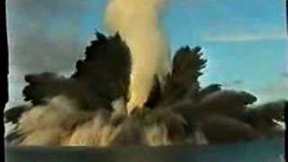 AWESOME VIDEO of depth charge explosion [upl. by Morris]