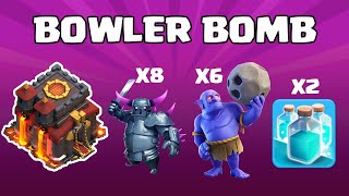 MASS PEKKA BOWLER BOMB  TH10 ATTACK STRATEGY  GUIDE COMING SOON [upl. by Gruchot262]