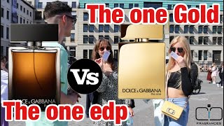 Dolce amp Gabbana The One edp vs Dolce amp Gabbana The One gold  fragrance test [upl. by Anoed]