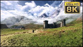 The Witcher 3 8K 60Fps  Kaer Morhen  The Lonely Fortress Cinematic 4320p60 Graphic Mod [upl. by Leihcim]