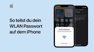 So teilst du dein WLAN Passwort  Apple Support [upl. by Gonsalve]